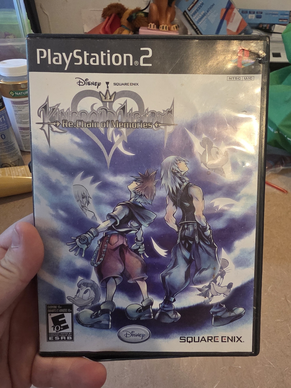 Kingdom Hearts: Re:Chain of Memories for PlayStation 2 - Blue Cover